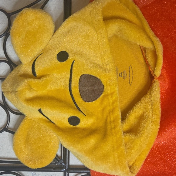 Disney Winnie The Pooh "Hunny"  Hooded Sleepwear Lounger Sz M (8-10) - Picture 2 of 6